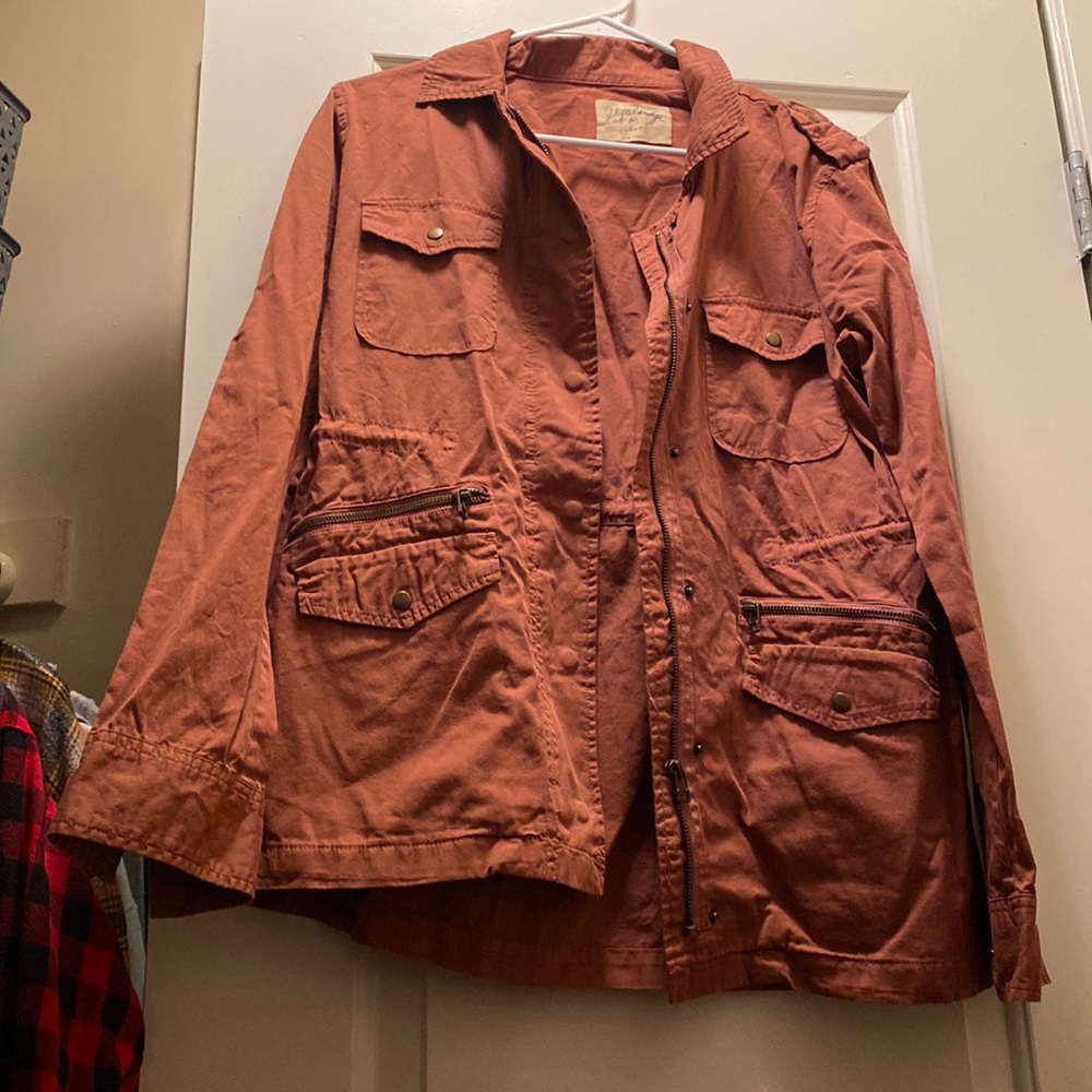 Rust colored jacket